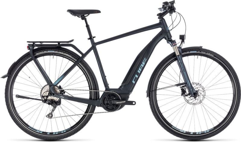 Elektro bicykel Cube Touring Hybrid Pro 400 darknavy 2018