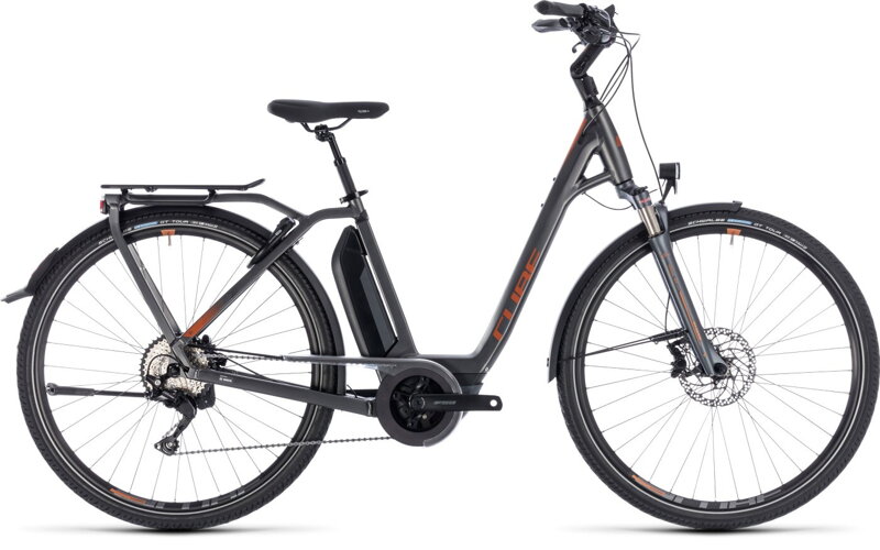 Elektro bicykel Cube Town Hybrid Sport 400 easy grey 2018