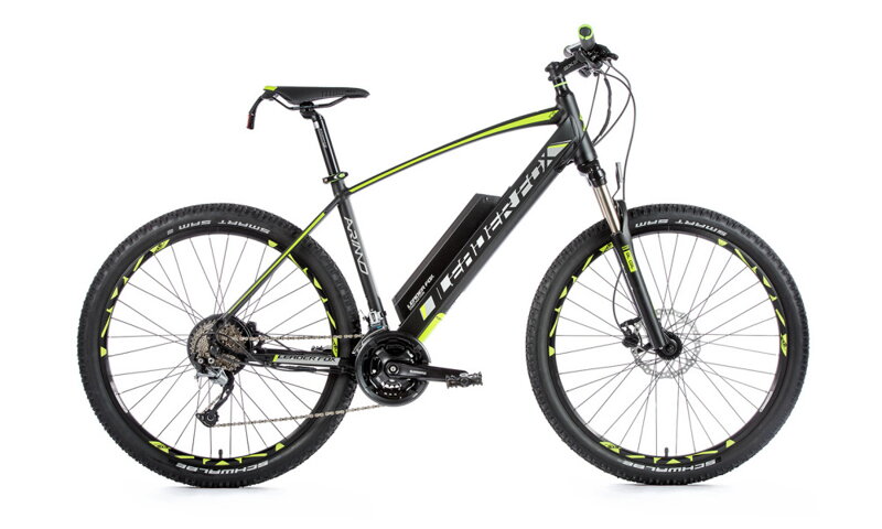 Elektro bicykel Leader Fox Arimo 27,5 čierny-zelený 2019