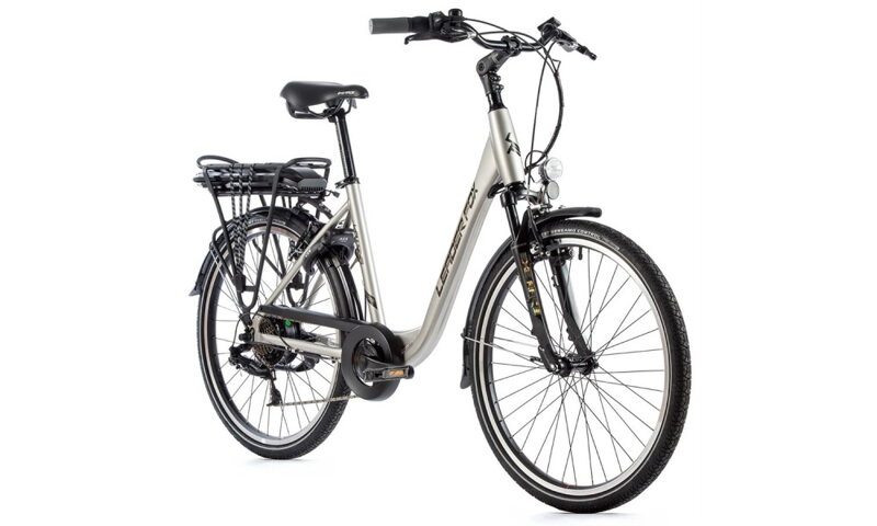 Elektro bicykel Leader Fox Latona strieborný 2022