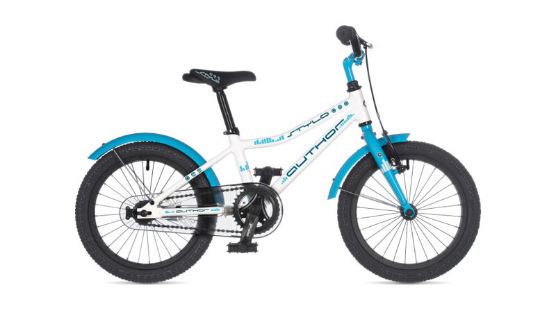 Bicykel Author Stylo 16 biely-modrý 2023 Bicykel Author Stylo 16 biely-modrý 2023