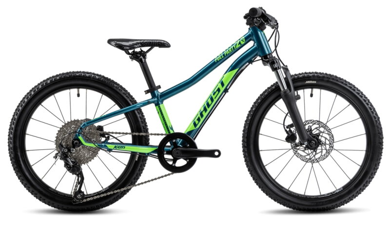 Bicykel Ghost Kato 20 Full Party blue-lime 2024