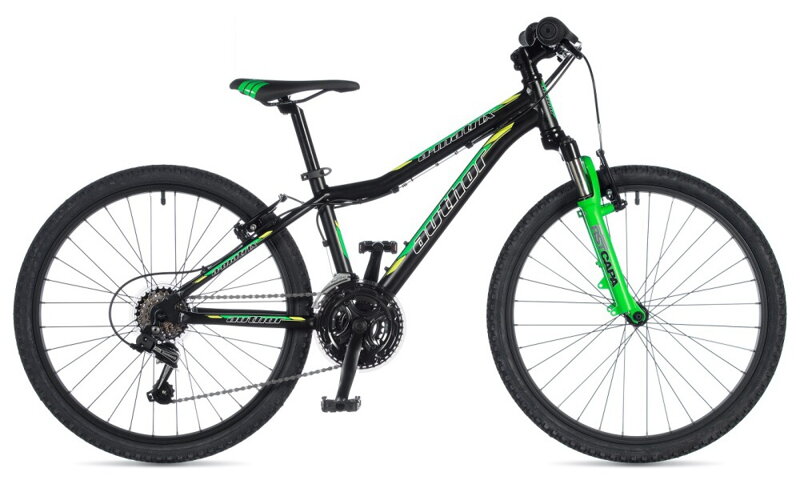 Bicykel Author A-Matrix 24 čierný zelený 2020
