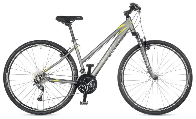 Bicykel Author Vista strieborný 2017