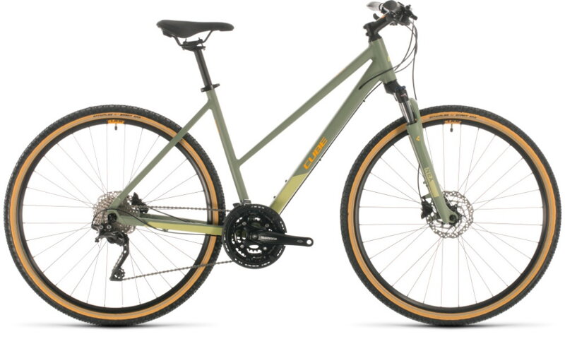 Bicykel Cube Nature EXC Lady green 2020