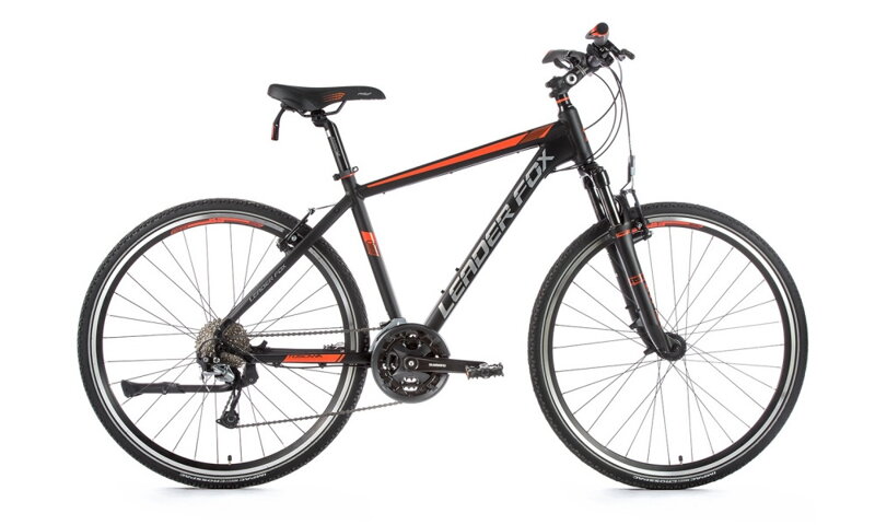 Bicykel Leader Fox Toscana čierny-oranžový 2019