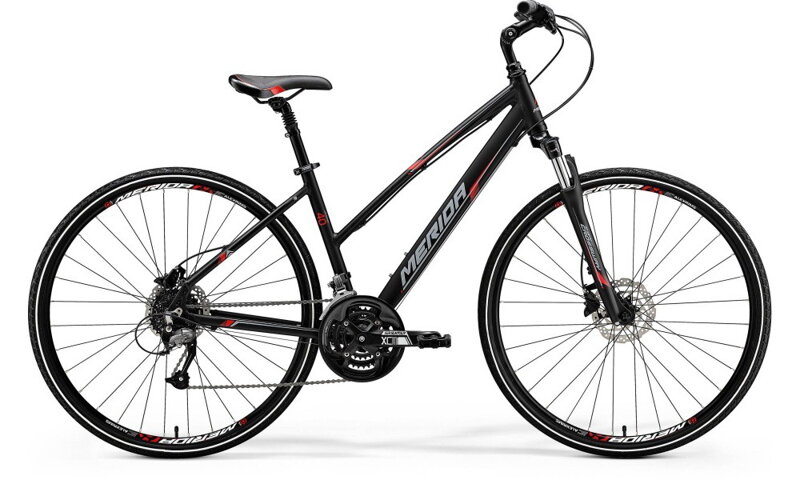 Bicykel Merida Crossway 40-D Lady čierny 2018 Bicykel Merida Crossway 40-D Lady čierny 2018
