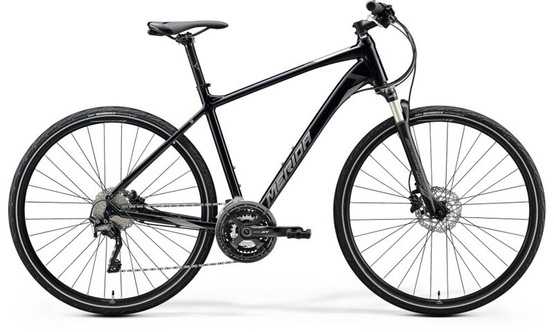 Bicykel Merida Crossway XT-edition čierny 2020