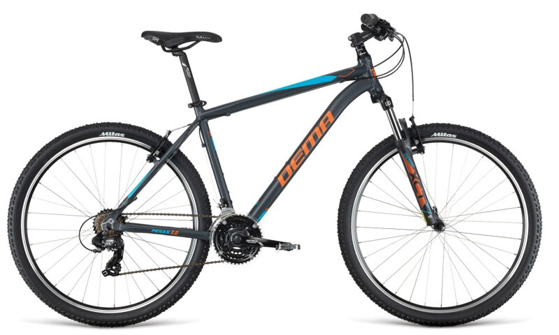 Bicykel Dema Pegas 3.0 šedý-oranžový 2019