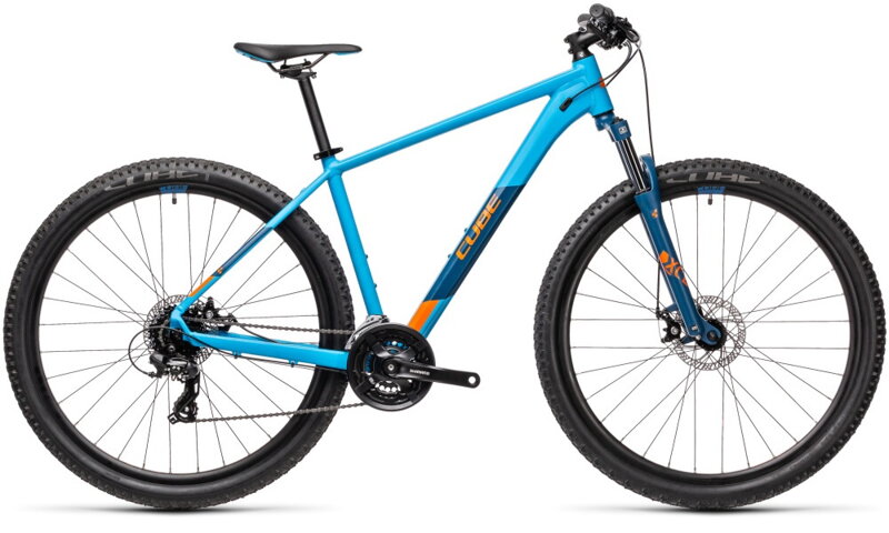 Bicykel Cube Aim 29 blue-orange 2021
