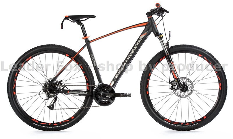 Bicykel Leader Fox Esent 29 čierny-oranžový 2019