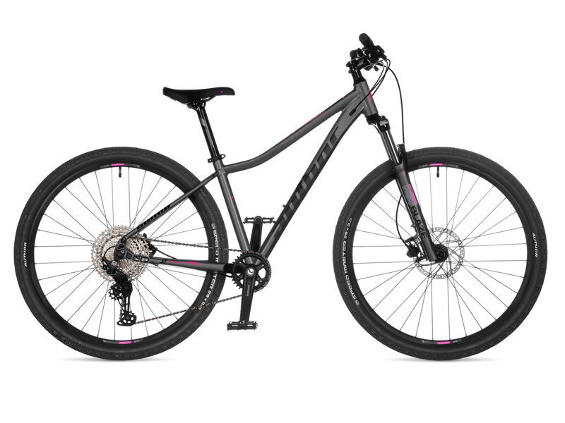 Bicykel Author Kinetic ASL strieborný 2025 Bicykel Author Kinetic ASL strieborný 2025