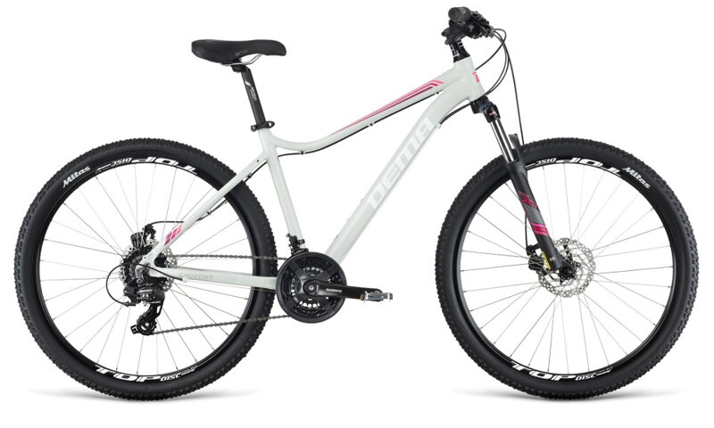 Bicykel Dema Tigra 5.0 svetlo-šedý 2019