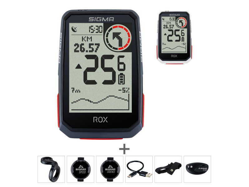 Cyklopočítač Sigma Rox 4.0 GPS Sensor Set Cyklopočítač Sigma Rox 4.0 GPS Sensor Set
