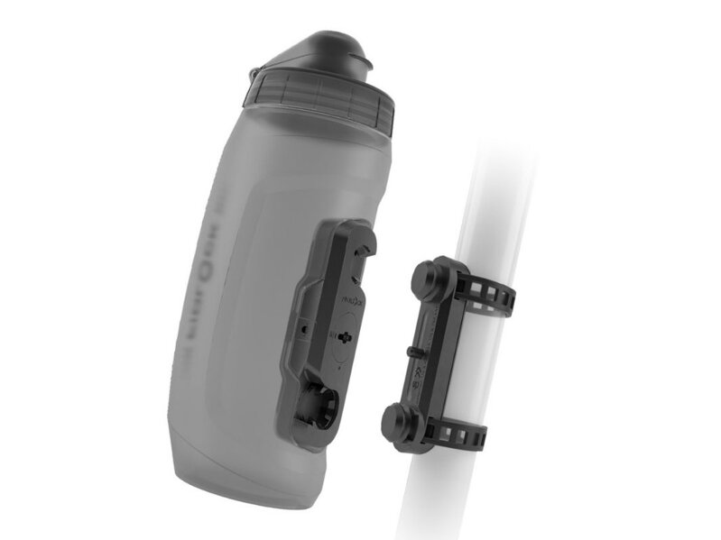 Fľaša Fidlock Twist 590ml tmavá + univerzálna základňa