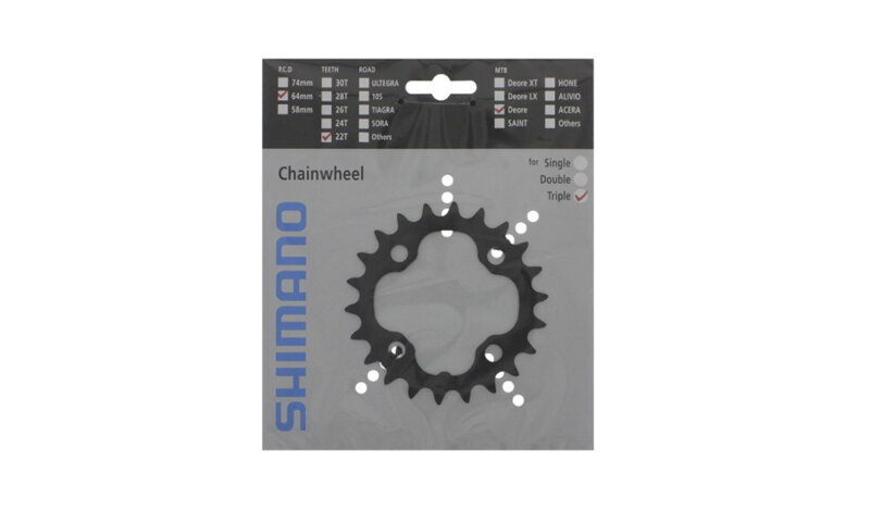 Prevodník Shimano 22z pre 3x9 Prevodník Shimano 22z pre 3x9