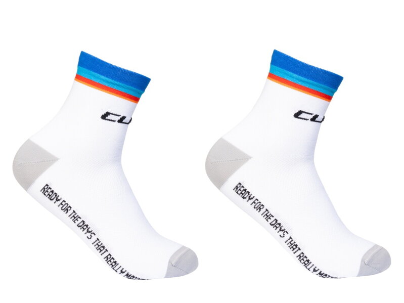 Ponožky Cube Mid Cut teamline white