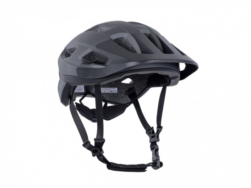 Prilba Author Vento Led USB šedá-čierna