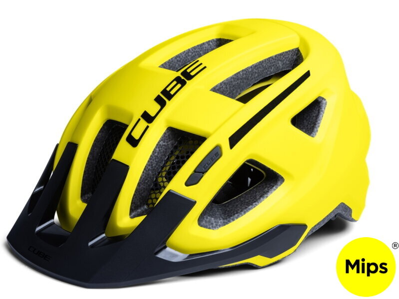Prilba Cube Fleet MIPS yellow Prilba Cube Fleet MIPS yellow